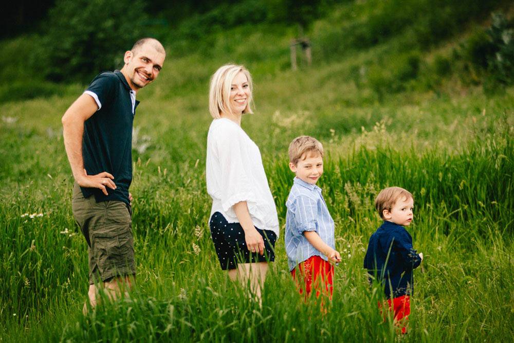 Familienfotografie bei Jena, Outdoor, Natur