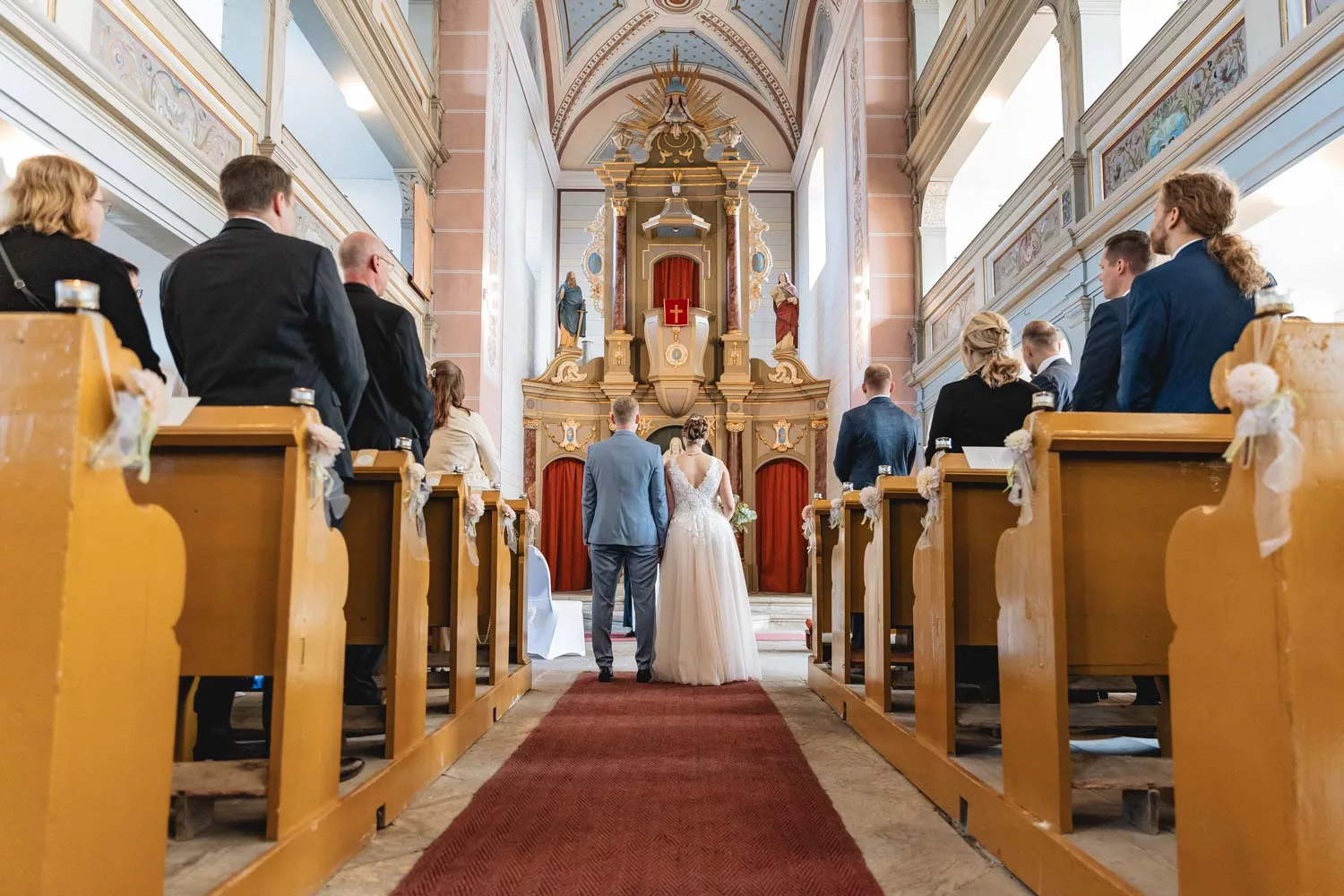 Hochzeit in Thüringen, Hochzeitsfotograf Andreas Balg aus Jena, Foto von einer kirchlichen Hochzeit, 