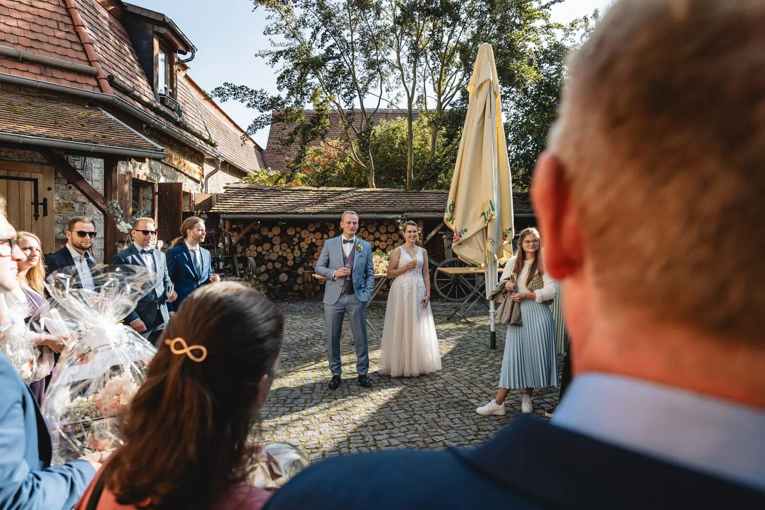 Hochzeit in Thüringen, Hochzeitsfotograf Andreas Balg aus Jena, Foto von einer kirchlichen Hochzeit, 