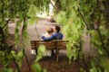 Hochzeitsfotografie Reportage im Normannenhaus mit Brautpaarshooting im Botanischen Garten