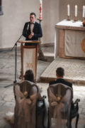 Foto von einer kirchlichen Trauung und Hochzeit, Schillerkirche Jena, Hochzeitsreportage