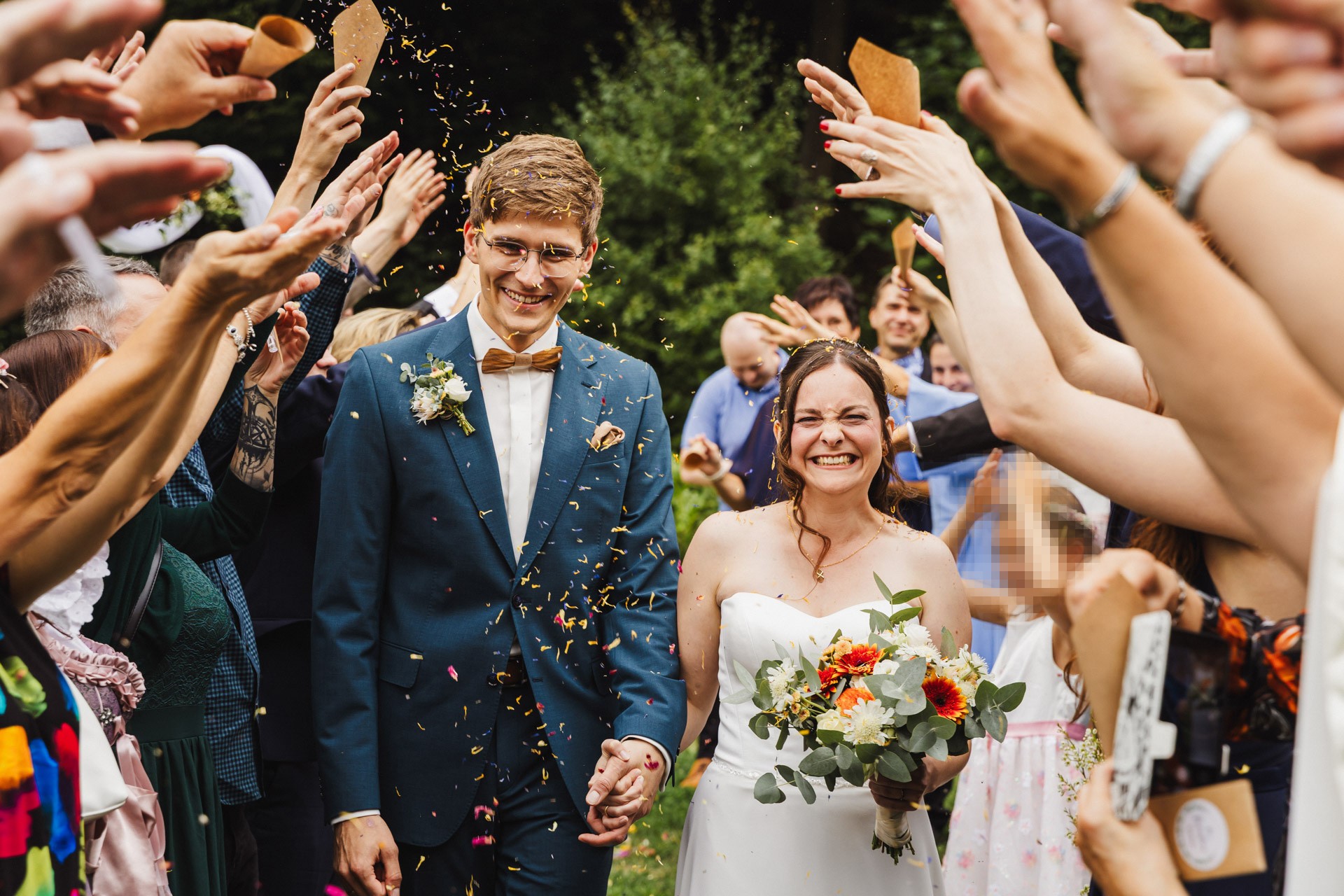 Hochzeitsfoto einer Hochzeitsreportage in der Schössersmühle in Thüringen, fotografiert vom Hochzeitsfotograf Andreas Balg, www.bilderdiesprechen.de