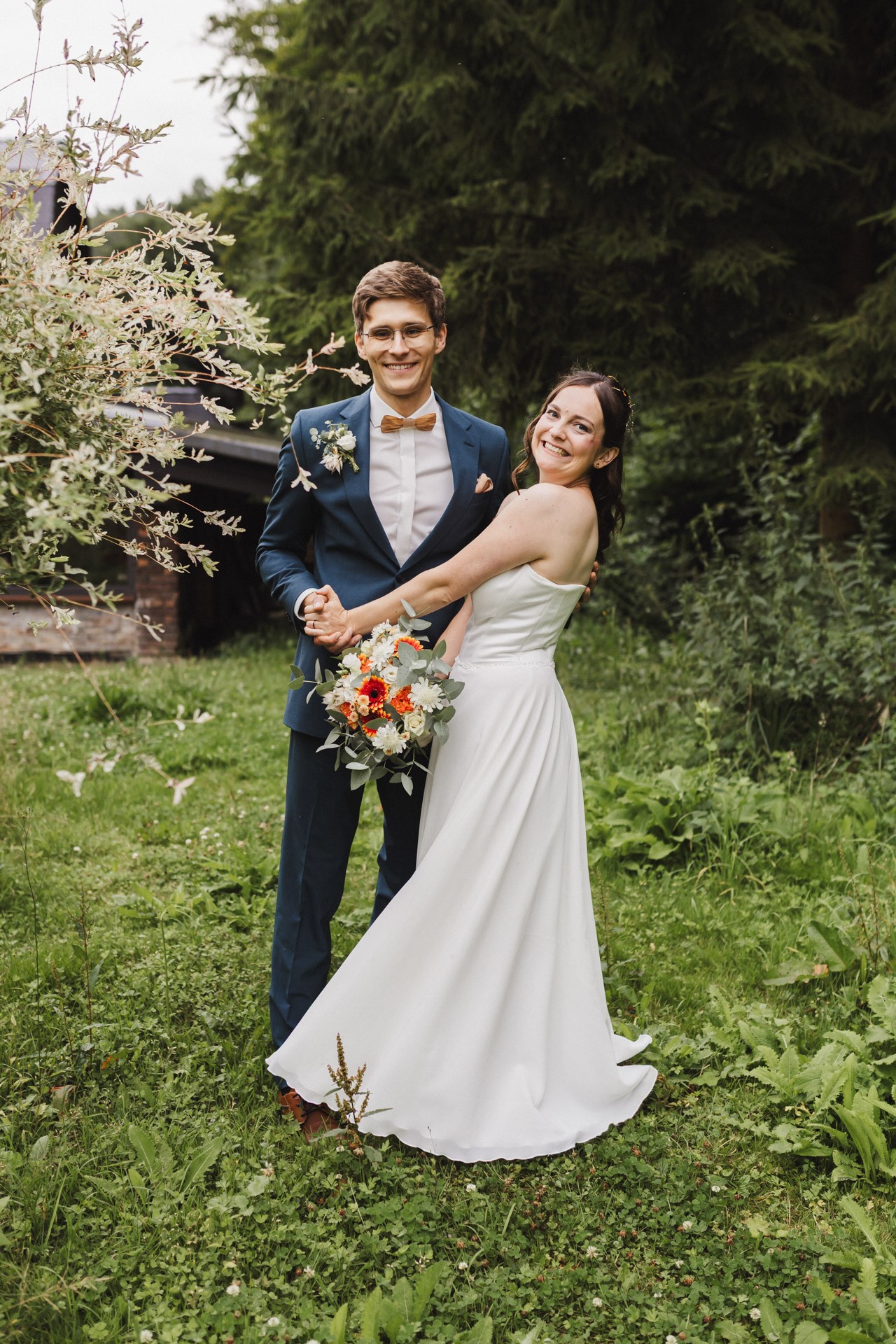 Hochzeitsfoto einer Hochzeitsreportage in der Schössersmühle in Thüringen, fotografiert vom Hochzeitsfotograf Andreas Balg, www.bilderdiesprechen.de